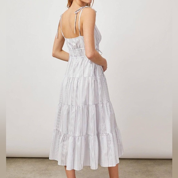 NEW Rails Julia Striped Tiered Maxi / Midi Sundress | Boho Dress - Picture 2 of 13